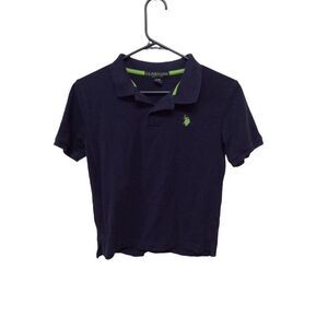 Us Polo Assn. Short Sleeve Polo Girls 14-16 Navy Blue School
